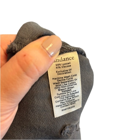 NWT Sundance Gray Wide Leg Lyocell Pants‎ Size 10 Petite - Picture 8 of 9